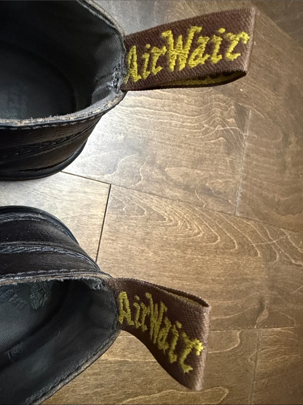 Dr. Martens Men’s Dark Brown Leather Chukka Boots with Yellow Laces